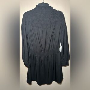 1. STATE Rich Black Smocked Dress Size Small